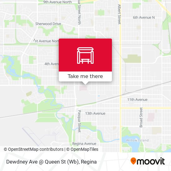 Dewdney Ave @ Queen St (Wb) map