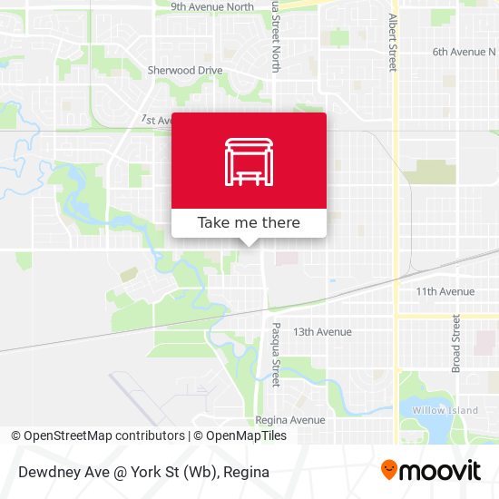 Dewdney Ave @ York St (Wb) map