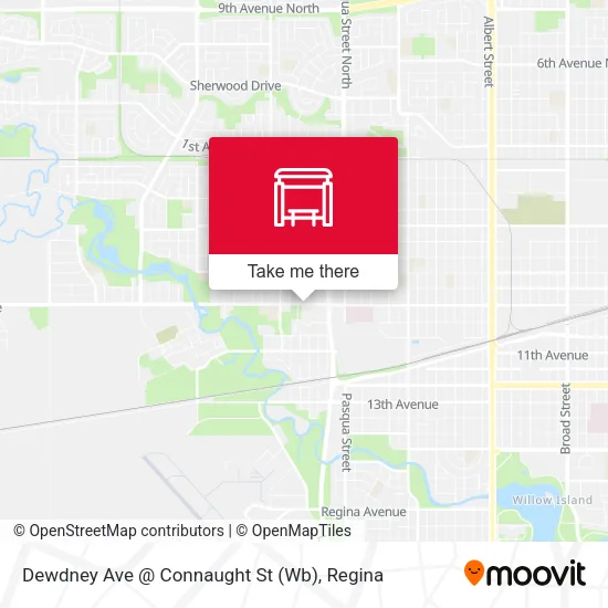Dewdney Ave @ Connaught St (Wb) map