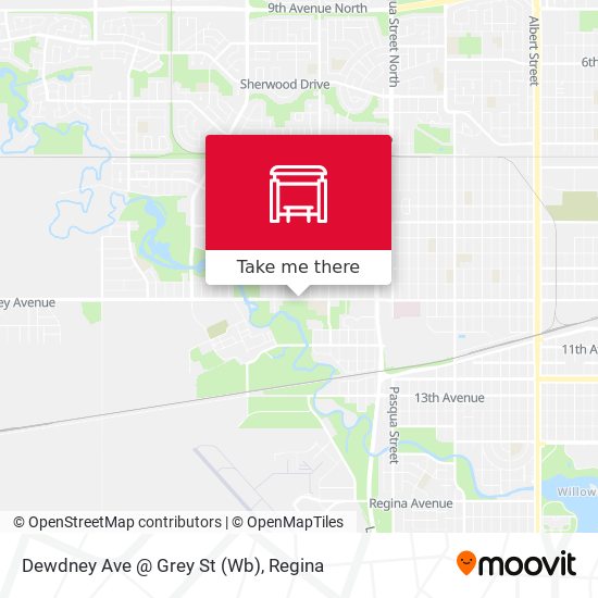 Dewdney Ave @ Grey St (Wb) map