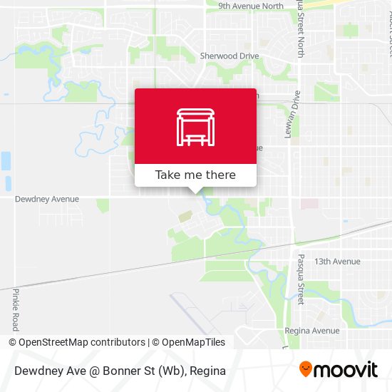 Dewdney Ave @ Bonner St (Wb) map