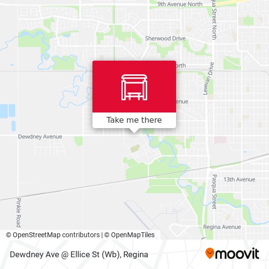 Dewdney Ave @ Ellice St (Wb) map