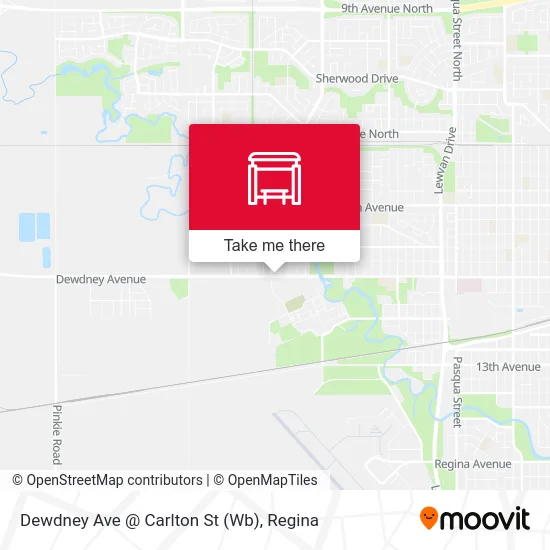 Dewdney Ave @ Carlton St (Wb) map
