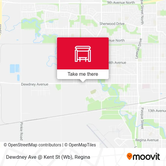 Dewdney Ave @ Kent St (Wb) map