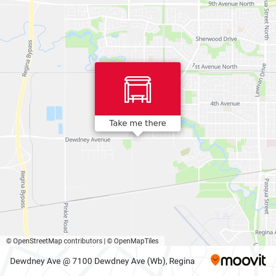 Dewdney Ave @ 7100 Dewdney Ave (Wb) map