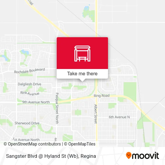Sangster Blvd @ Hyland St (Wb) map