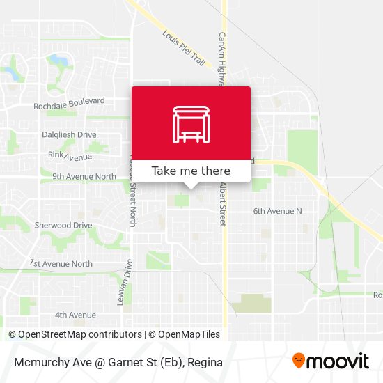 Mcmurchy Ave @ Garnet St (Eb) plan