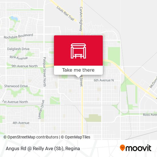 Angus Rd @ Reilly Ave (Sb) map