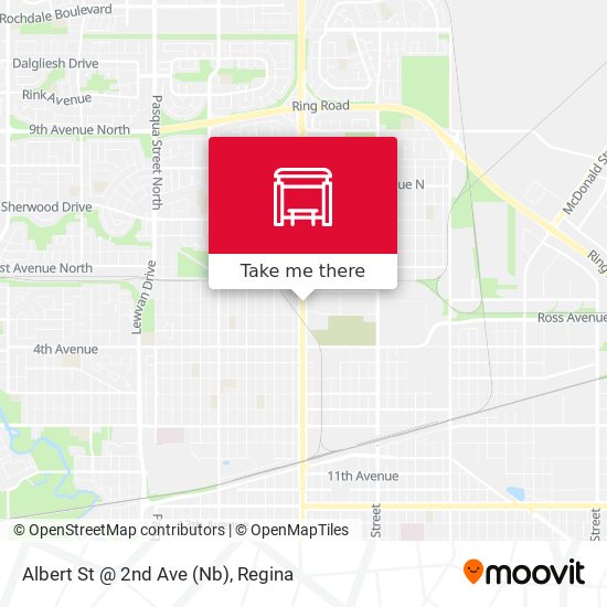 Albert St @ 2nd Ave (Nb) map