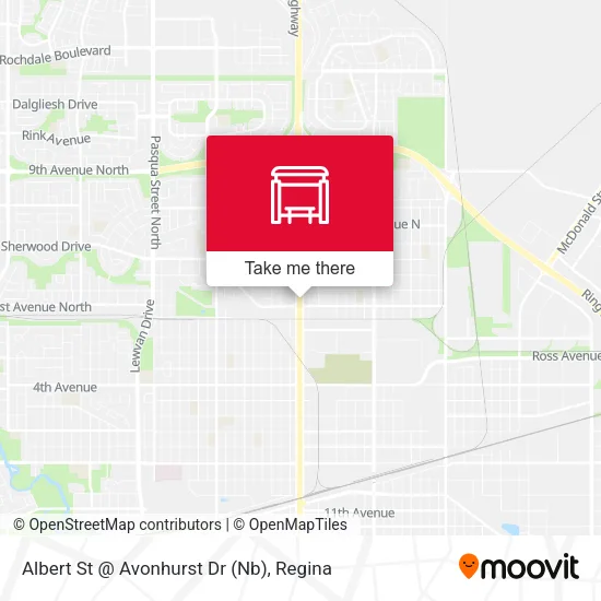 Albert St @ Avonhurst Dr (Nb) map