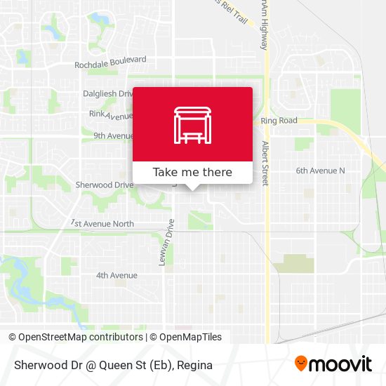 Sherwood Dr @ Queen St (Eb) plan