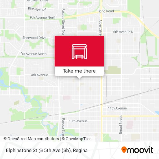 Elphinstone St @ 5th Ave (Sb) map
