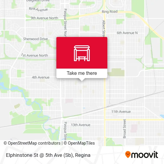 Elphinstone St @ 5th Ave (Sb) map