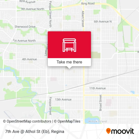 7th Ave @ Athol St (Eb) map