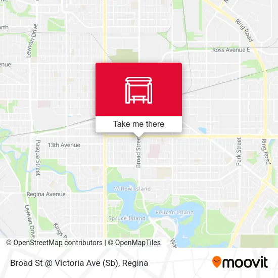 Broad St @ Victoria Ave (Sb) map
