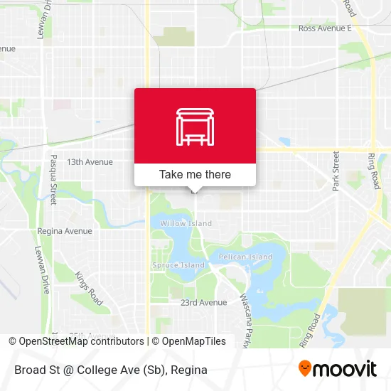 Broad St @ College Ave (Sb) map