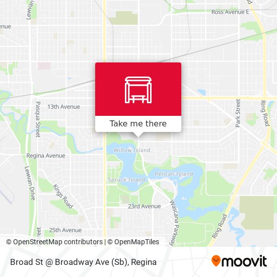 Broad St @ Broadway Ave (Sb) map
