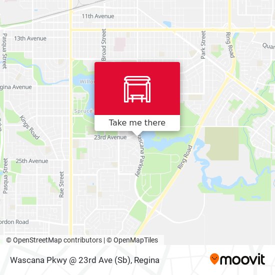 Wascana Pkwy @ 23rd Ave (Sb) map