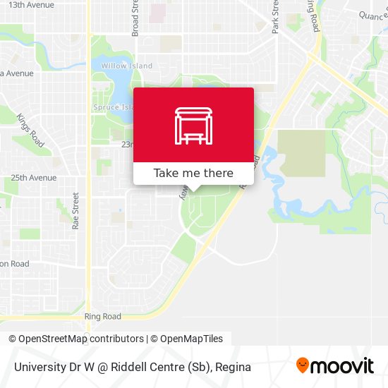 University Dr W @ Riddell Centre (Sb) map