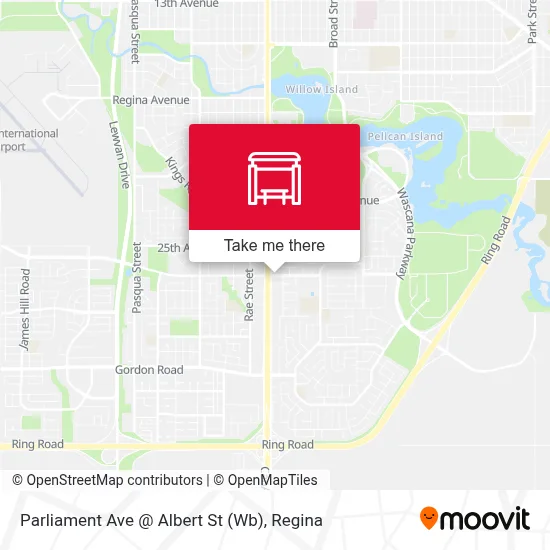 Parliament Ave @ Albert St (Wb) map