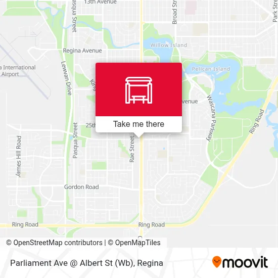 Parliament Ave @ Albert St (Wb) map