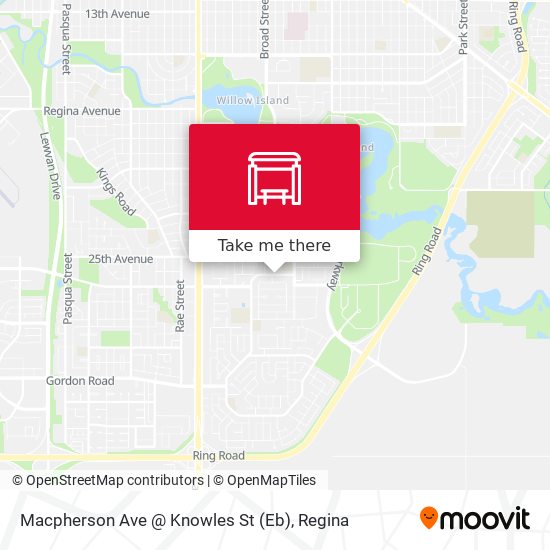 Macpherson Ave @ Knowles St (Eb) map