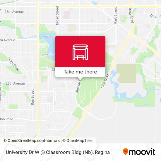 University Dr W @ Classroom Bldg (Nb) map