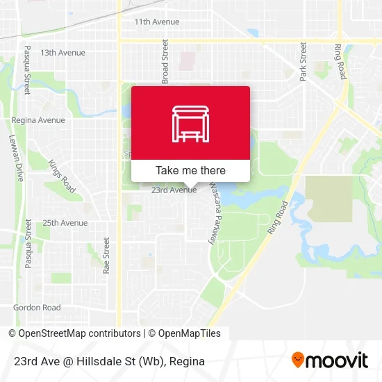 23rd Ave @ Hillsdale St (Wb) map