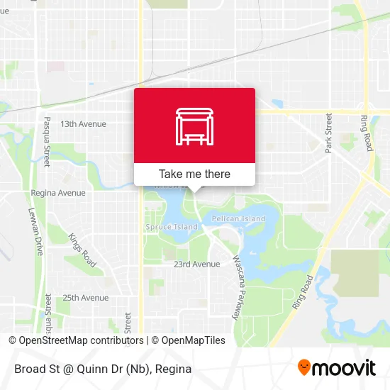 Broad St @ Quinn Dr (Nb) map