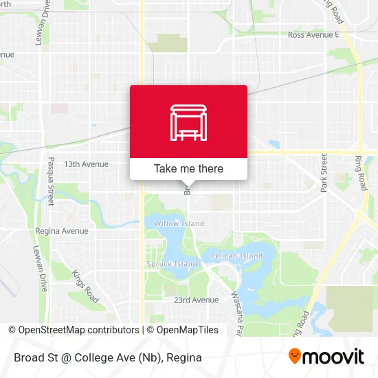 Broad St @ College Ave (Nb) map