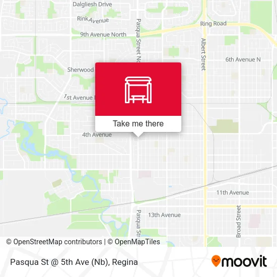 Pasqua St @ 5th Ave (Nb) map