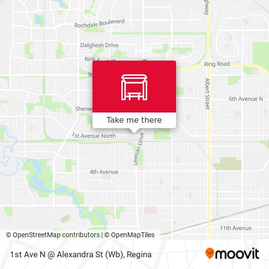 1st Ave N @ Alexandra St (Wb) plan