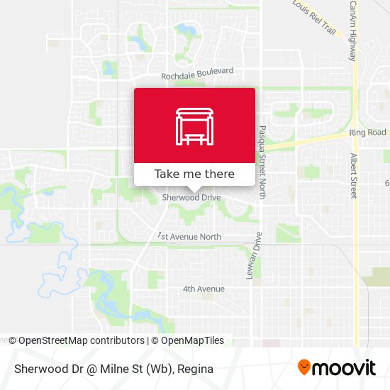 Sherwood Dr @ Milne St (Wb) map