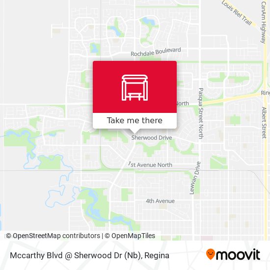 Mccarthy Blvd @ Sherwood Dr (Nb) map