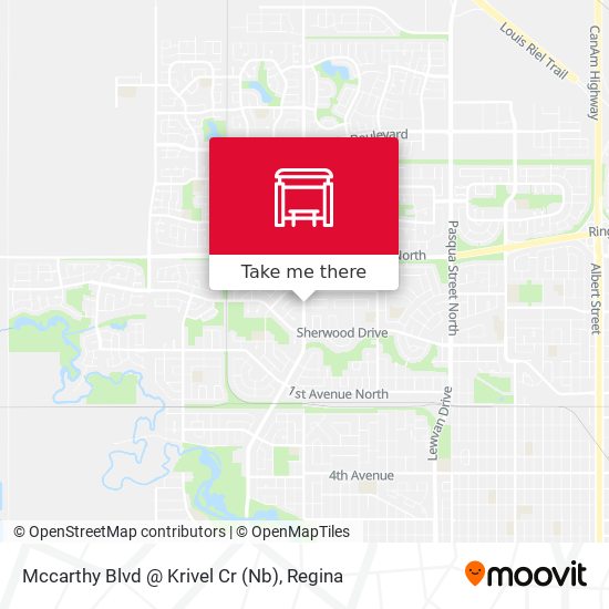 Mccarthy Blvd @ Krivel Cr (Nb) map