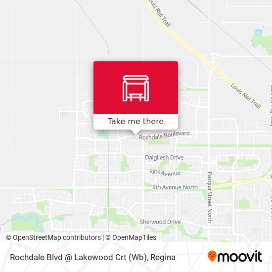 Rochdale Blvd @ Lakewood Crt (Wb) map