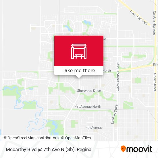 Mccarthy Blvd @ 7th Ave N (Sb) map