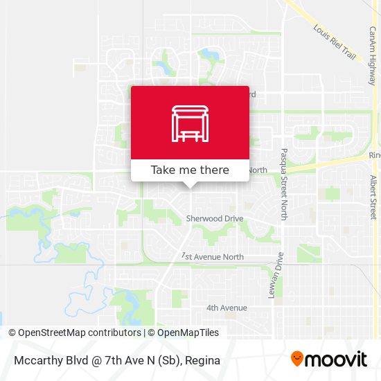 Mccarthy Blvd @ 7th Ave N (Sb) plan