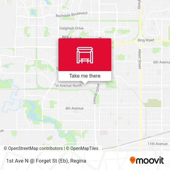 1st Ave N @ Forget St (Eb) map