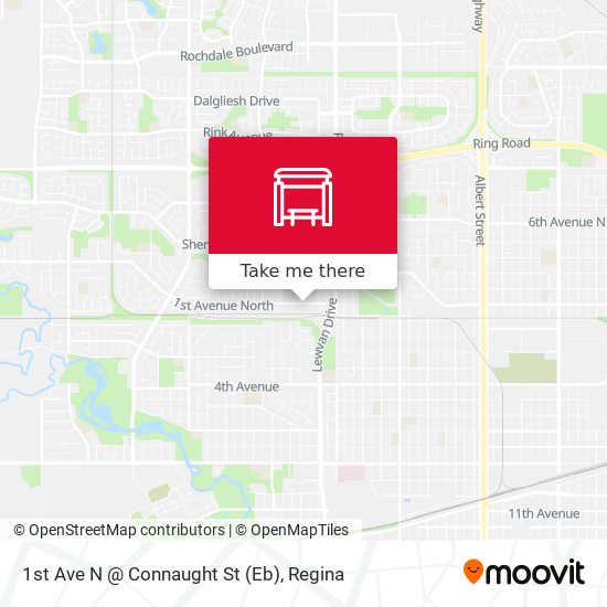 1st Ave N @ Connaught St (Eb) map