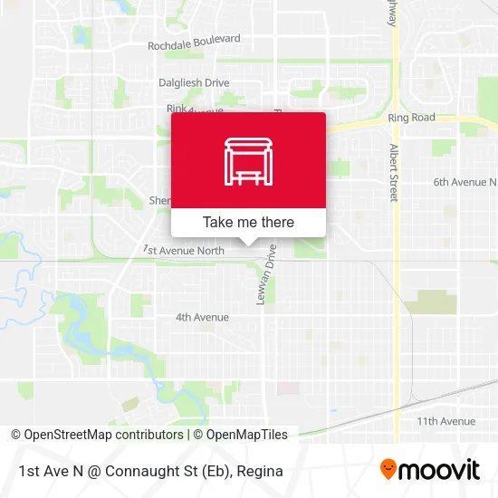 1st Ave N @ Connaught St (Eb) map