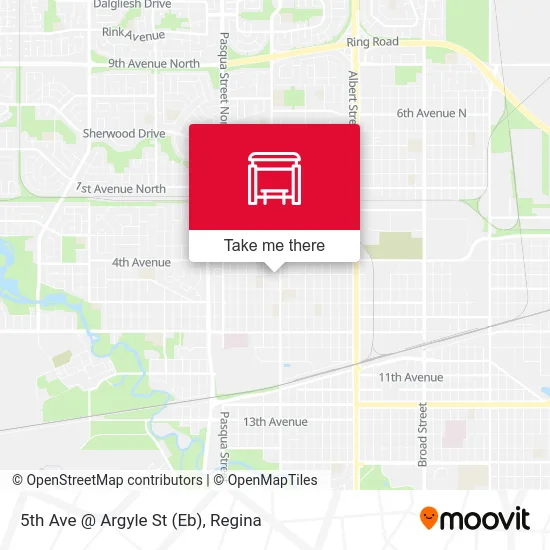 5th Ave @ Argyle St (Eb) map