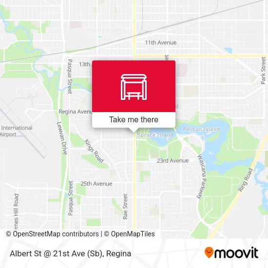Albert St @ 21st Ave (Sb) map