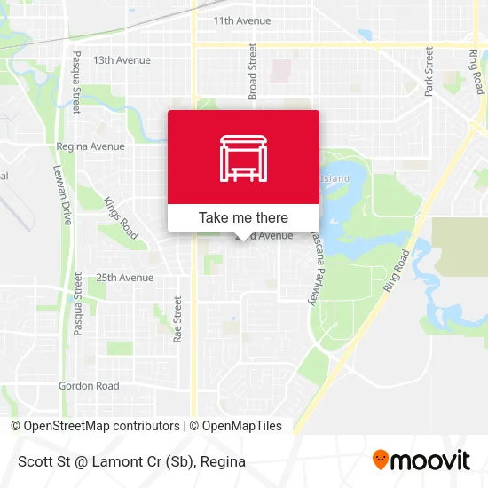 Scott St @ Lamont Cr (Sb) map