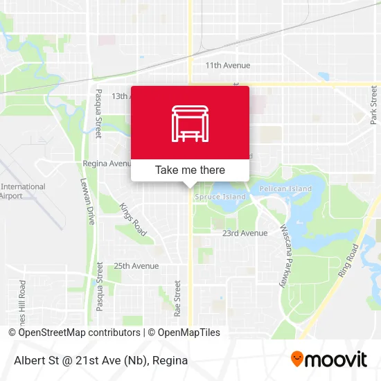 Albert St @ 21st Ave (Nb) map