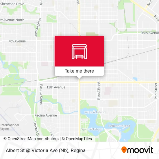 Albert St @ Victoria Ave (Nb) map
