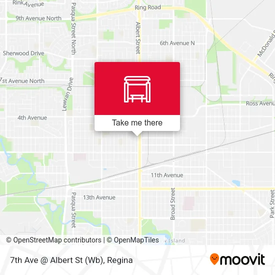 7th Ave @ Albert St (Wb) map