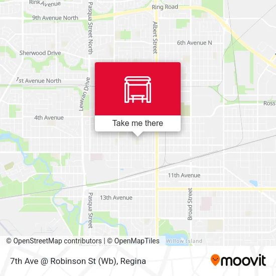 7th Ave @ Robinson St (Wb) map