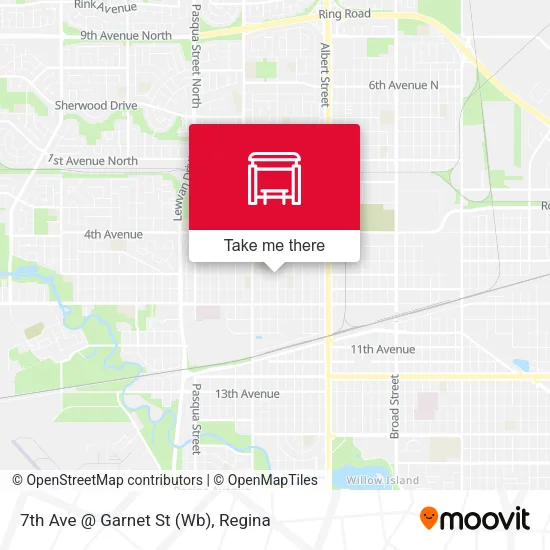 7th Ave @ Garnet St (Wb) map