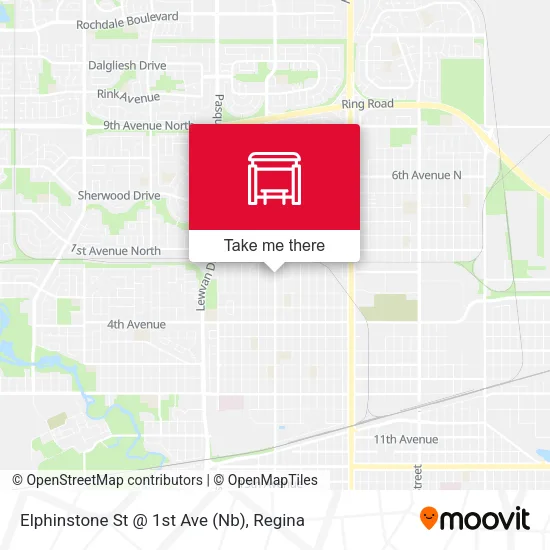 Elphinstone St @ 1st Ave (Nb) map
